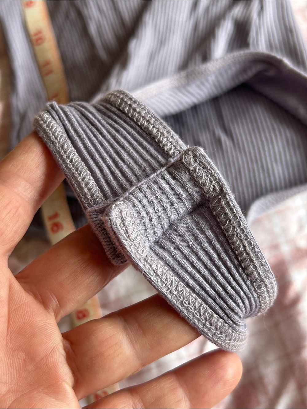 Lulu's Lavender Ribbed Body Suit - Picture 7 of 8